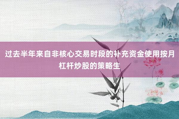 过去半年来自非核心交易时段的补充资金使用按月杠杆炒股的策略生